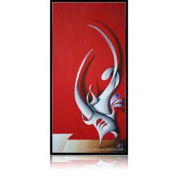Peinture abstraite Totem 7