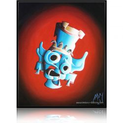 Peinture Color&eacute;e Tlaloc