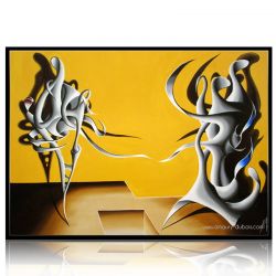 Peinture abstraite Totem 4