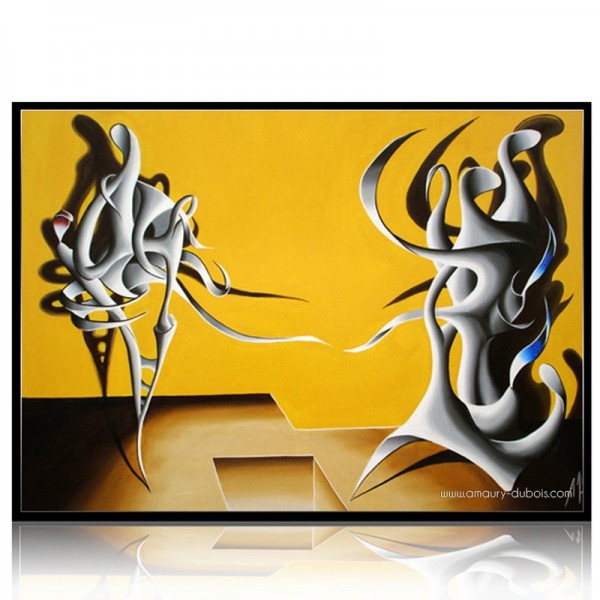 Peinture abstraite Totem 4