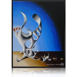 Abstract Painting Totem 5