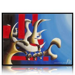 Peinture nature morte moderne Mechanical Animals