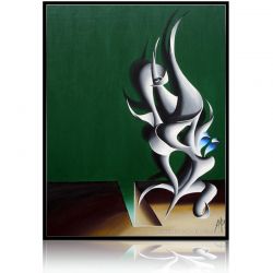 Peinture abstraite Totem 2