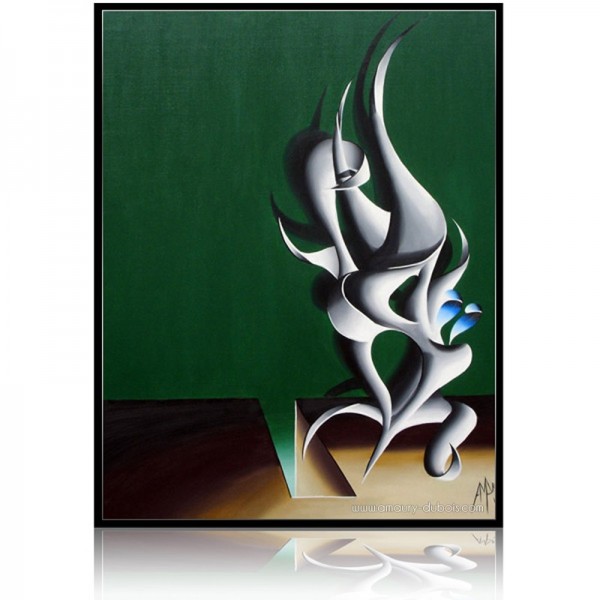 Peinture abstraite Totem 2