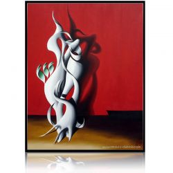 Peinture abstraite Totem 1