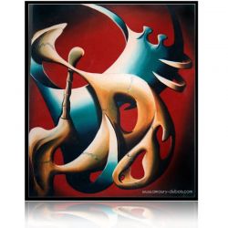 Peinture nature morte Bone machine