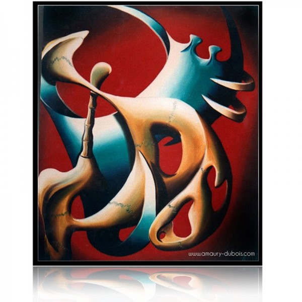 Peinture nature morte Bone machine