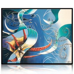 Peinture figurative  Pieuvre et son esprit