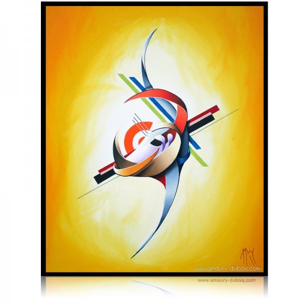 Peinture G&eacute;om&eacute;trique moderne Dissociation 6