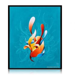 Peinture abstraite Tulum