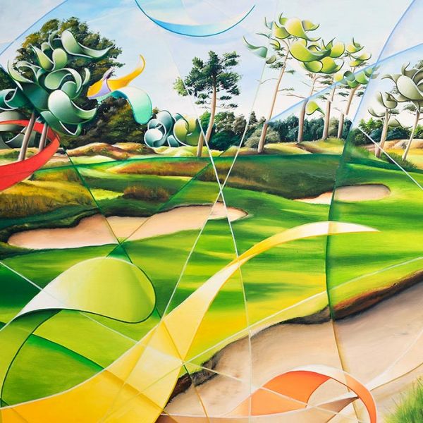 Canvas Golf in the Sand