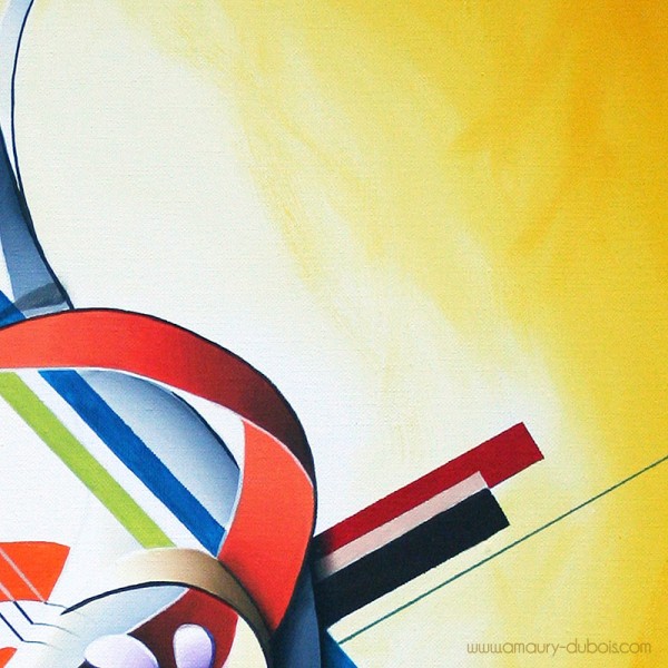 Peinture G&eacute;om&eacute;trique moderne Dissociation 6