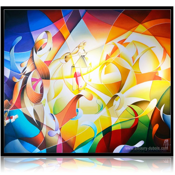 Peinture Color&eacute;e Follow your heart