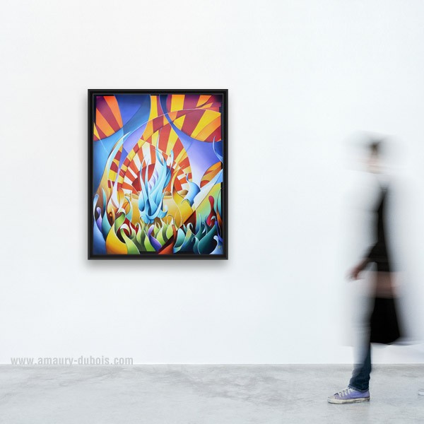 Peinture Color&eacute;e A l'aube II