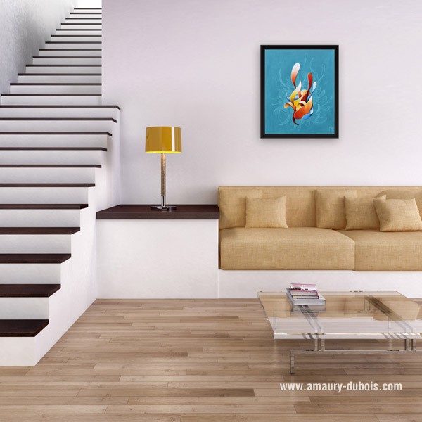 Peinture abstraite Tulum