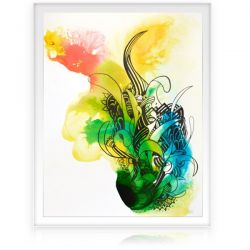 Modern Ink on paper - I come from the water  6