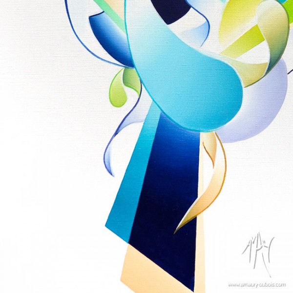 Art abstrait "Birth"