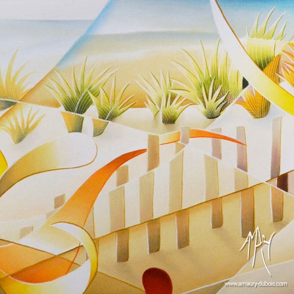 Peinture Color&eacute;e The dream's keeper