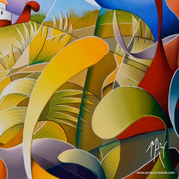 Peinture Color&eacute;e The dream's keeper
