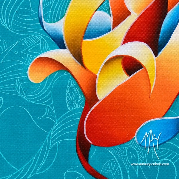 Peinture abstraite Tulum