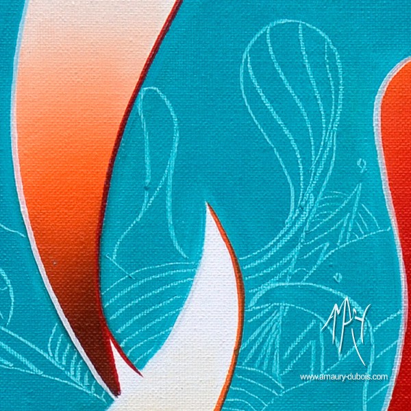 Peinture abstraite Tulum
