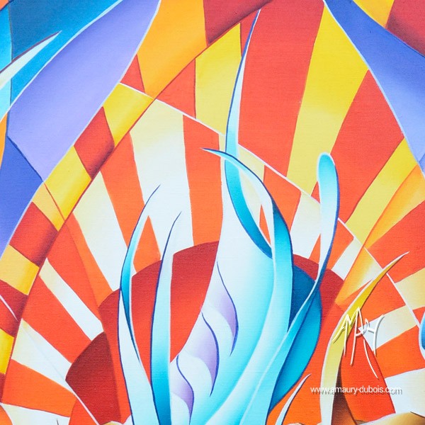 Peinture Color&eacute;e A l'aube II