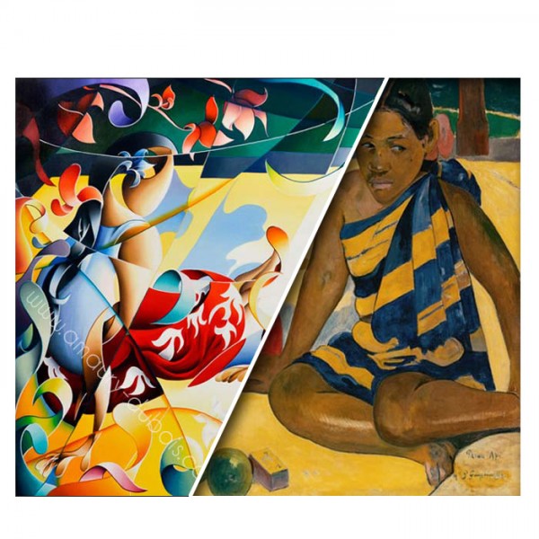Gauguin Two Women of Tahiti