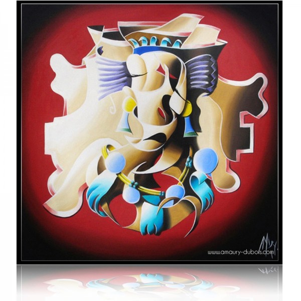 Peinture Color&eacute;e Azteques